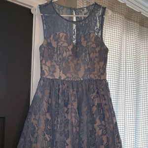 Baby pink/blue party dress